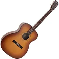 Hartwood Artiste Orchestra Model Acoustic Guitar Vintage Sunburst