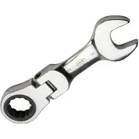 JBM Set Of 12 Mini Combination Articulated Wrenches With Skralle