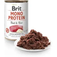 Brit Monoprotein Våtfôr Til Hund Med Storfekjøtt Og Ris 6x400g
