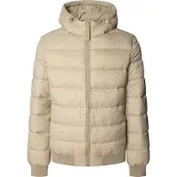 Pepe Jeans for man. PM4027187 Beige Puffer Jacket (L), Casual, Polyester