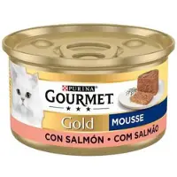 Purina Gourmet Gold Mousse Salmon 24x85g Kattemat