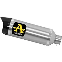 Arrow Street Thunder Aluminium Dark With Carbon End Cap Ktm Duke 125 ´11-16 Homologert Lyddemper