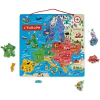 Janod Magnetic European Map Pedagogisk Leketøy