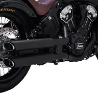 Vance + Hines 3´´ Twin Slash Indian Scout 60 Abs Ikke-godkjent Lyddemper