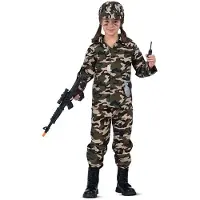 MOM Jeg Vil Være Soldat Junior Kostyme