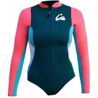Kynay Ultra Stretchy Surfing 2 Mm Langermet Shorty Med Glidelås Foran Til Dame
