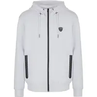 Emporio Armani for man. 8NPM20_PJ4EZ White zip-up sweatshirt (XXS), Casual, Polyester, Long sleeve