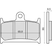 RMS Beauty Yamaha Tz 250cc 225103033 Sintrede Bremseklosser