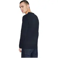 Armani Exchange for man. 8NZM77ZJA5Z1510 Maglia navy jumper (XXL), Casual, Cotton, Long sleeve