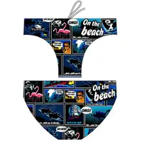 Turbo New Comic Waterpolo Badetrusser