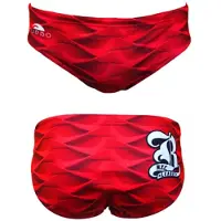Turbo Red Waves Badetrusser