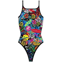 Turbo Stickers Colors Tynn Stropp Badedrakt