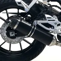 Arrow Street Thunder Aluminium Dark With Carbon End Cap Yamaha Yzf-r 125 ´19-22 Homologert Lyddemper