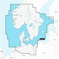 Garmin Naeu645l  sør-skandinavia Og Nord-tyskland Navionics Sjøkart + Micro Sd/sd-kort