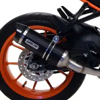 Arrow Thunder Aluminium Dark With Carbon End Cap Ktm Rc 390 ´17-20 Homologert Lyddemper