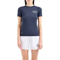 Emporio Armani for woman. 8NTT70_TJEMZ Navy sport shirt (XL), Casual, Multisport, Polyamide, Short sleeve