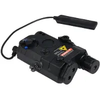 Element Airsoft Ampeq With Red Laser And Flashlight Taktisk Lommelykt