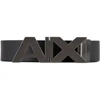 Armani Exchange for man. 951058CC50543120 Leather belt black, navy (28), Casual, Classic