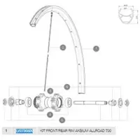Mavic Aksium Disc Allroad Felg