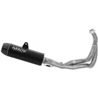 Arrow Rebel With Carbon Fibre Rear End Cap Kawasaki Z 650 Rs ´21-22 Ikke-homologisert Komplett Eksosanlegg