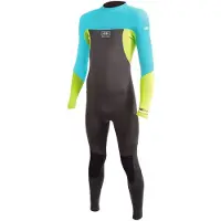 Ocean & Earth One Free Flex 3/2 Mm Langarmet Neopren-drakt Med Glidelås På Ryggen