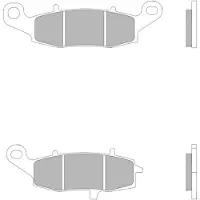 Nissin Premium A0520 2p-260ns Semi-sintrede Bremseklosser