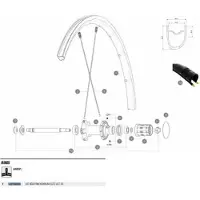 Mavic Ksyrium Elite Ust 20 Bakfelg