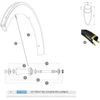 Mavic Comete Pro Carbon Framfelg