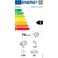 Electrolux EES42210IX, Fullstendig innebygget, Slimline (45 cm), Rustfritt stål, Knapper, LED, 1,5 m