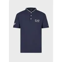 Emporio Armani for man. 8NPT21_PJEMZ Polo Ventus7 M Serafino marine (XXL), Sport, Tennis / Paddle tennis, Polyamide, Short sleeve, Navy