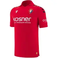 MACRON Ca Osasuna 25/26 Hjem Junior T-skjorte Med Korte Ermer