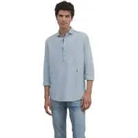 Silbon Sport Oxford 1/2 Skjorte Med Lange Ermer