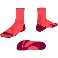 X-socks Trail Run Perform Crew Sokker