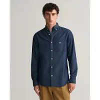 Gant for man. 3000400 Shirt Regular Fit navy (4XL), Casual, Cotton, Classic, Long sleeve