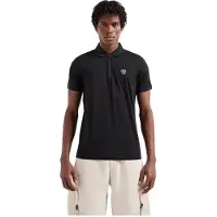 Emporio Armani for man. 8NPF13_PJRGZ Premium polo shirt black (XXS), Casual, Polyamide, Short sleeve