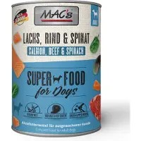 Mac'S Dog Adult 24 x 800 g - Laks & spinat