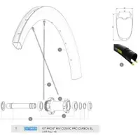 Mavic Cosmic Pro Carbon Sl Ust Disc 19 Front Felg