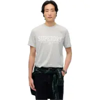 Superdry for man. M1012295A Core Sports grey T-shirt (XL), Casual, Cotton, Short sleeve