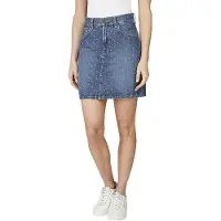Pepe Jeans for woman. PL90112444F0 Mini Skirt Rise blue (M), Casual, Cotton, Denim