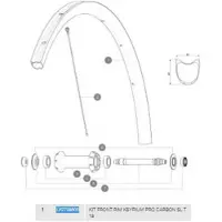 Mavic Ksyrium Pro Carbon Sl Tubular 19 Framfelg