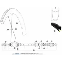 Mavic Cosmic Pro Carbon Ust Disc Rear Felg