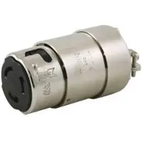 Hubbell Messing Hbl363crc Nikkelbelagt Hunnplugg 63a 230v