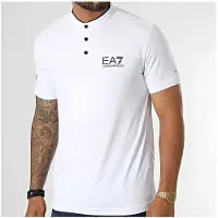 Emporio Armani for man. 8NPT21_PJEMZ Polo Ventus7 M Serafino white (XXL), Sport, Tennis / Paddle tennis, Polyamide, Short sleeve