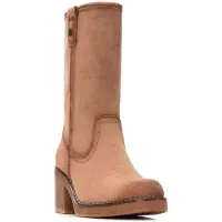 Refresh for woman. 17304003-BEIGE Ankle boots 173040 brown (38), 3 to 5 cm, Zip, Casual