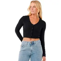 Rip Curl Sunset Luau Texture Langermet T-skjorte svart