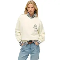 Superdry Country Club Loose V Crew Collegegenser