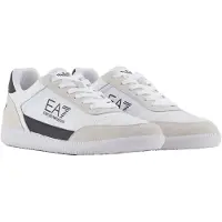 EA7 unisex. 7X000406_AF19827 Heritage Leather Sneakers white (44), Flat, Laces, Casual