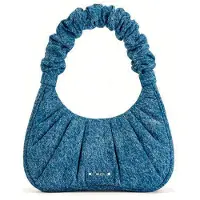 JW PEI Gabbi Ruched Denim Håndveske