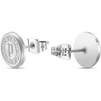 Police Pontevedra Ii Disc Stud øreringer