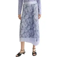 Scotch & Soda Asymmetrical Pleated Wrap Midiskjørt